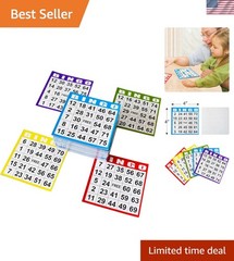 Bingo Paper Game Cards – 1 Card – 100 Books of 5 Sheets