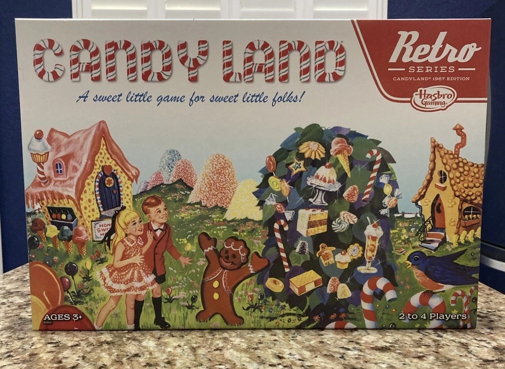 Candy Land Board Game Retro Series Based On 1967 Edition 2014 Hasbro Complete
