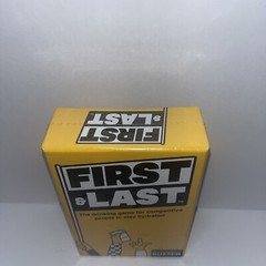 First & Last Drinking Card Board Game Hunch Studios 2021 Buzzed FL455 New Sealed