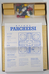 Parcheesi Deluxe A Royal Game Of India Wood Tokens Complete 1999 Vintage
