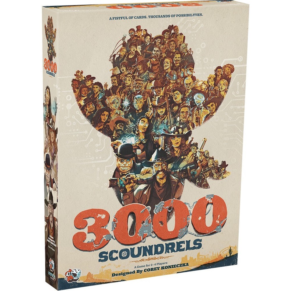 3,000 Scoundrels Board Game Unexpected Games NIB