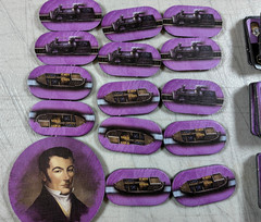 Purple Tile Set Industry Link + 2018 Brass Birmingham Replacement Pieces Parts