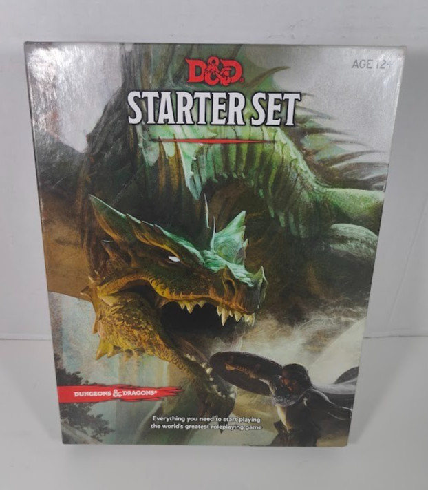 D&D Starter Set Rule book, D&D Lost Mine of Phandelver, 5 Character Sheet,