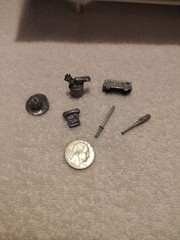 2013 Monopoly ~ Walking Dead Survival Edition ~ Replacement Parts ~ 6 x Tokens