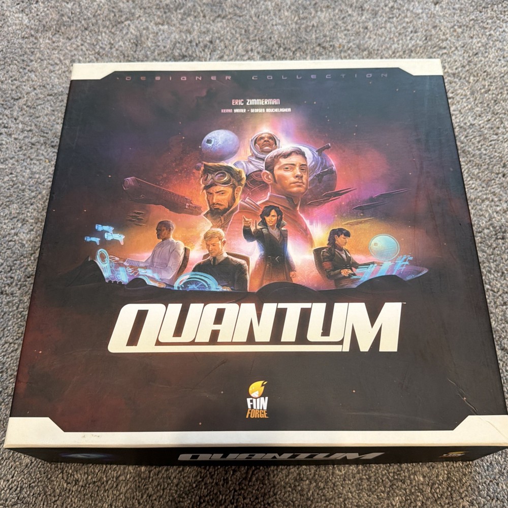 Quantum Board Game Used 1st Edition Excellent Condition READ