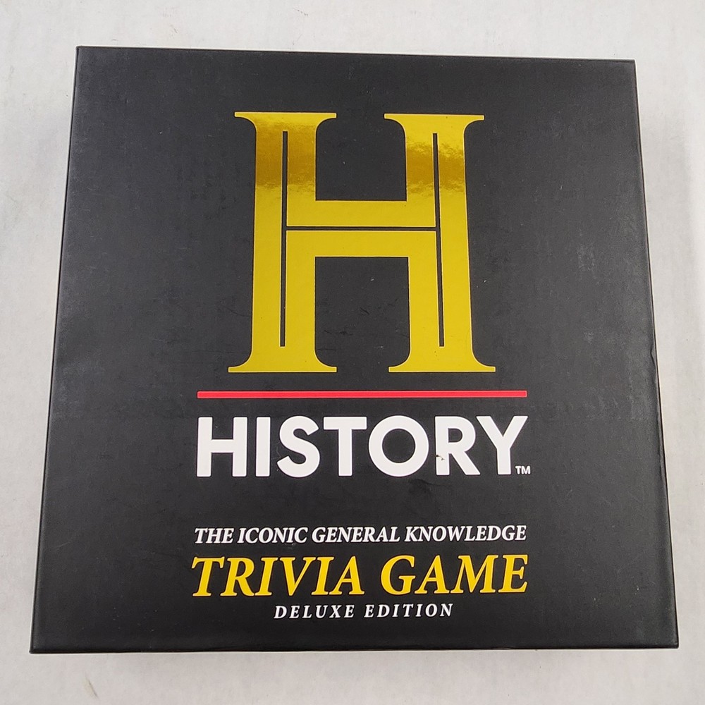 HISTORY Channel Trivia Board Game Deluxe Edition with 80s & 90s Expansion Pack