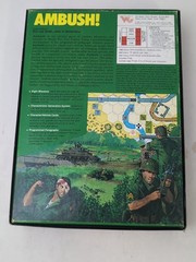 AMBUSH! Solitaire Squad Level WWII Comabat France 1944- Victory Games- Unpunched