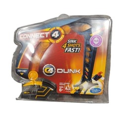 Hasbro Connect 4 Dunk Game Kids Unisex One Size Blue Yellow Rapid Fire Action