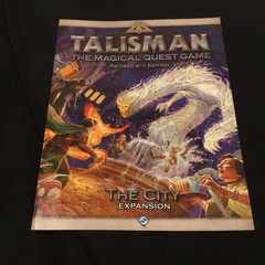 Talisman Rev 4th Ed THE CITY Expansion FFG Game 100% COMPLETE! NO BOX