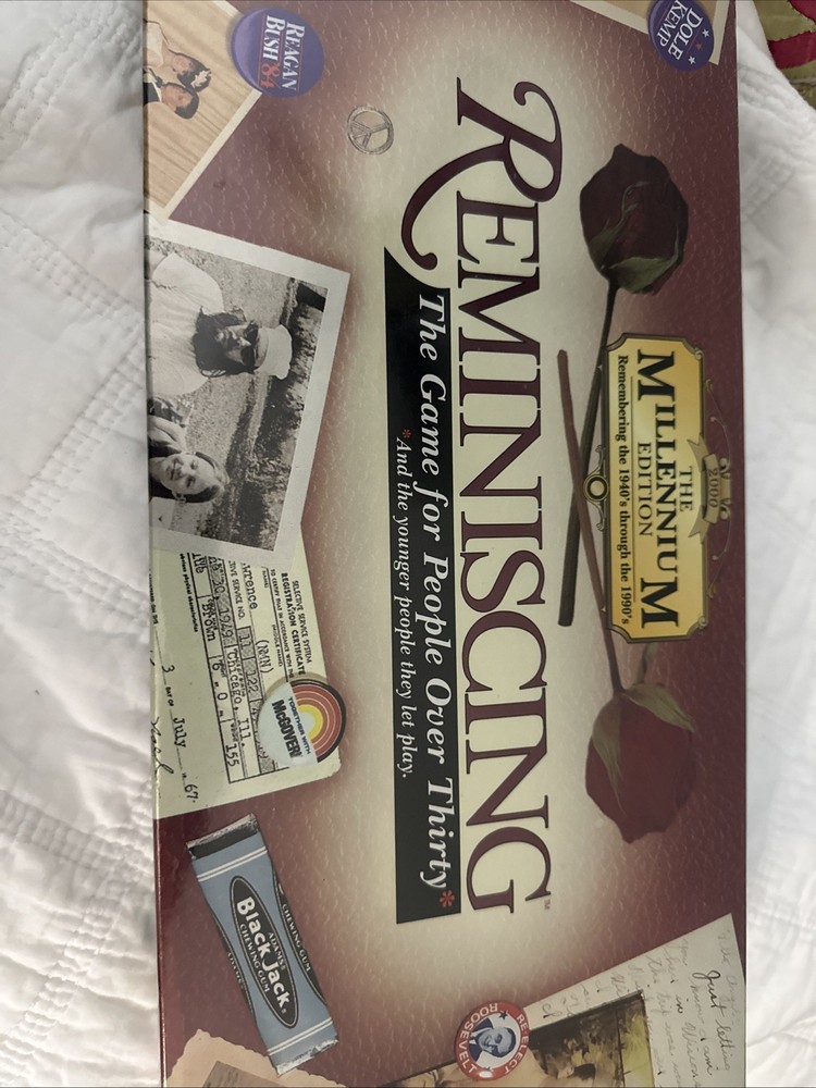 Reminiscing Board Game 1940s through the 1990s Edition