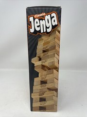 Jenga Classic Game with Genuine Hardwood Blocks Stacking Tower Game Age 6+ New