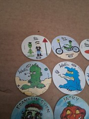 1995 Slammer Whammers Lot Of 12 Various, Mini Monsters, Wackoids, Alien Dude