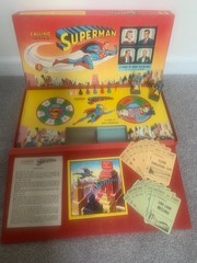 1954 Transogram Calling Superman Board Game Complete – Selling by Original Owner