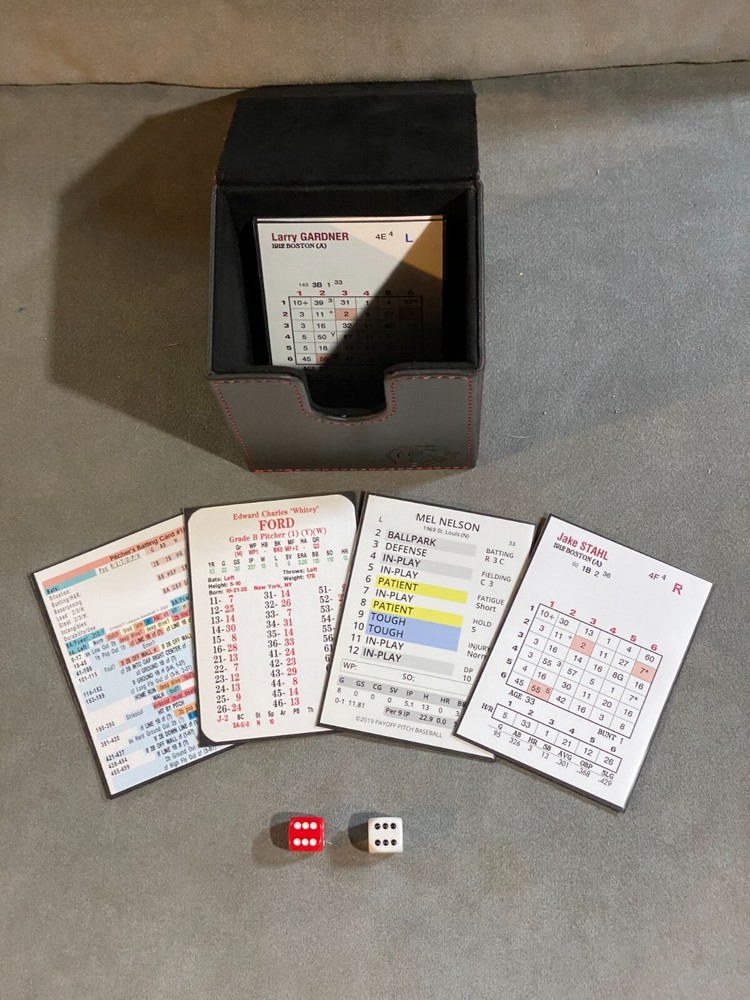 APBA, Replay, Dynasty League, Payoff Pitch, Baseball Game Traveling Card Case