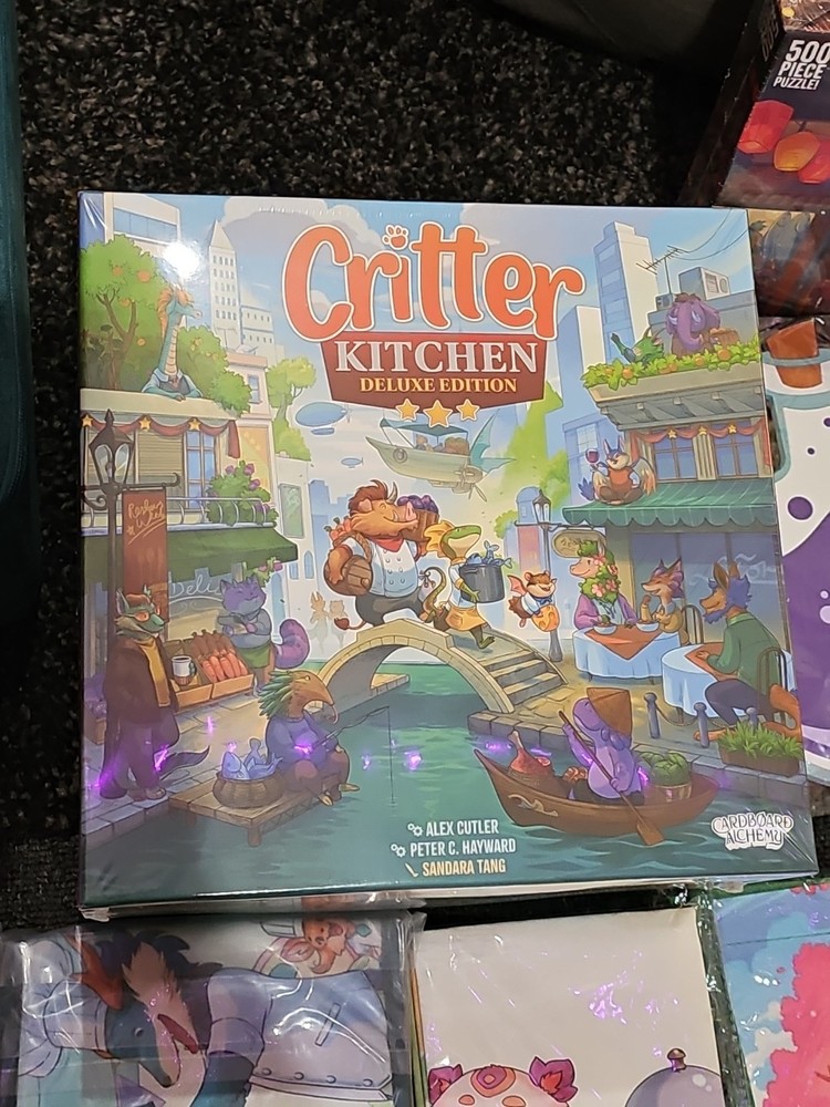 Critter Kitchen Deluxe Edition Kickstarter Merch Feast Pledge Tote Stickers New