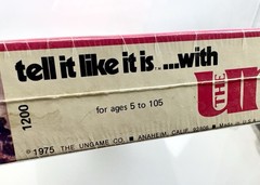 New Vintage Ungame Board Game Tell It Like It Is 1975 Family Made in USA Sealed