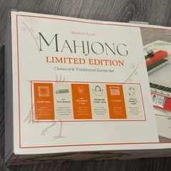 Maison Lude Mahjong Limited Edition 160 Tile Set With Mat & Accessories New Box