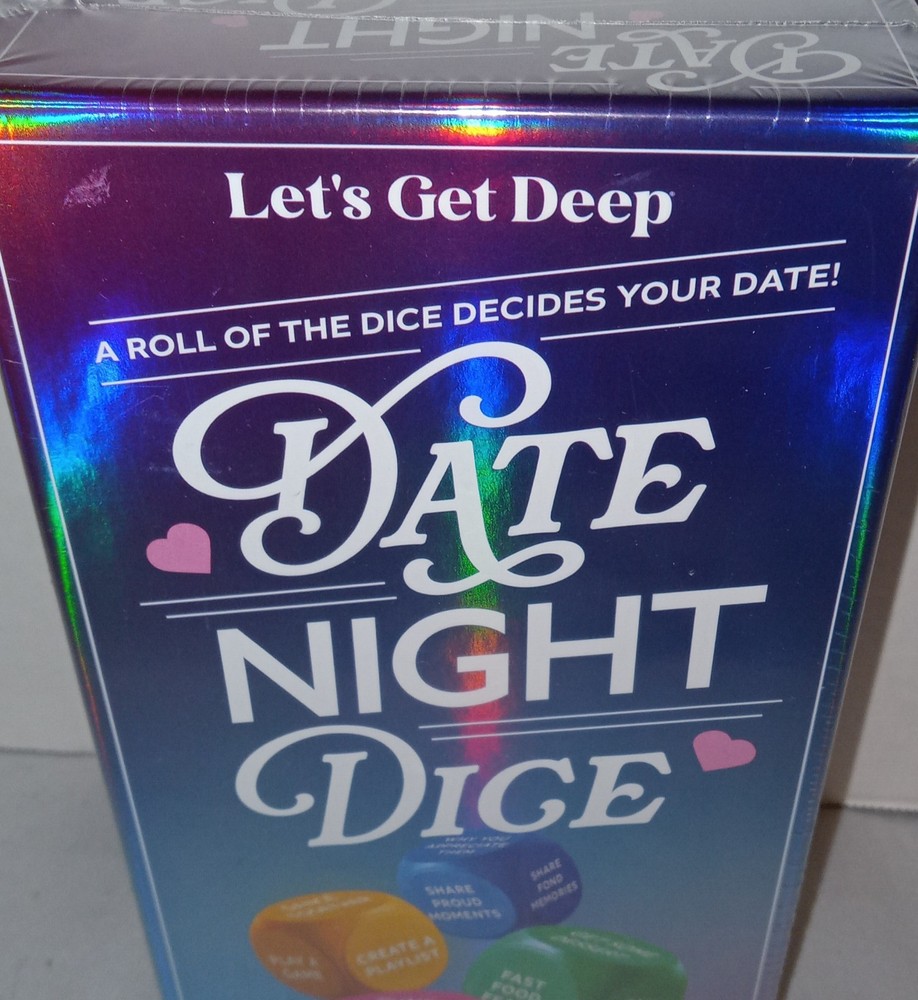 Let’s Get Deep,Date Night Dice,Relatable, Date Night Ideas Adults 18+ New Sealed