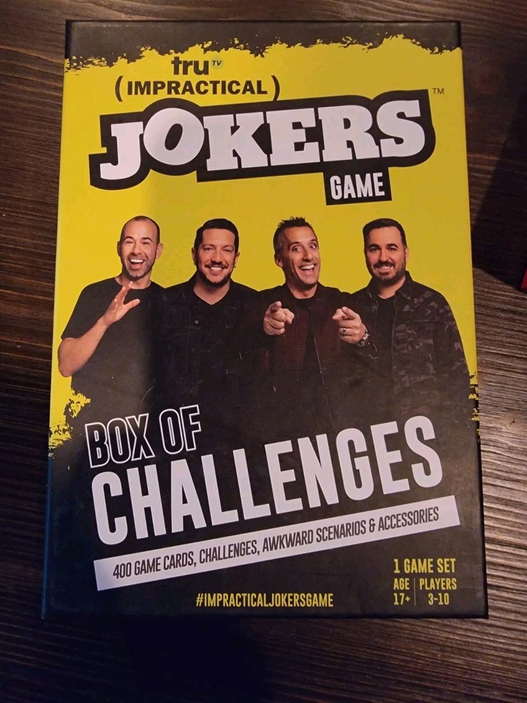 Tru TV Impractical Jokers The Game – Box of Challenges New In Box