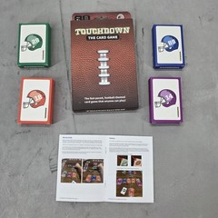Fast Paced Football Card Game 2-4 Players Family Party Game Travel Size New