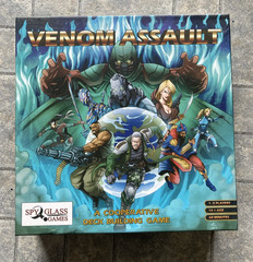 Venom Assault Board Game Co-op Military Deck Building Spyglass