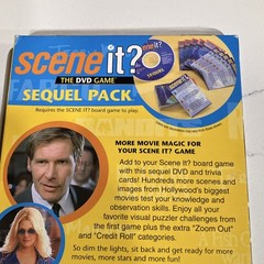 Mattel Scene It? Sequel Pack Movie Edition Extension Pack DVD & Trivia Cards