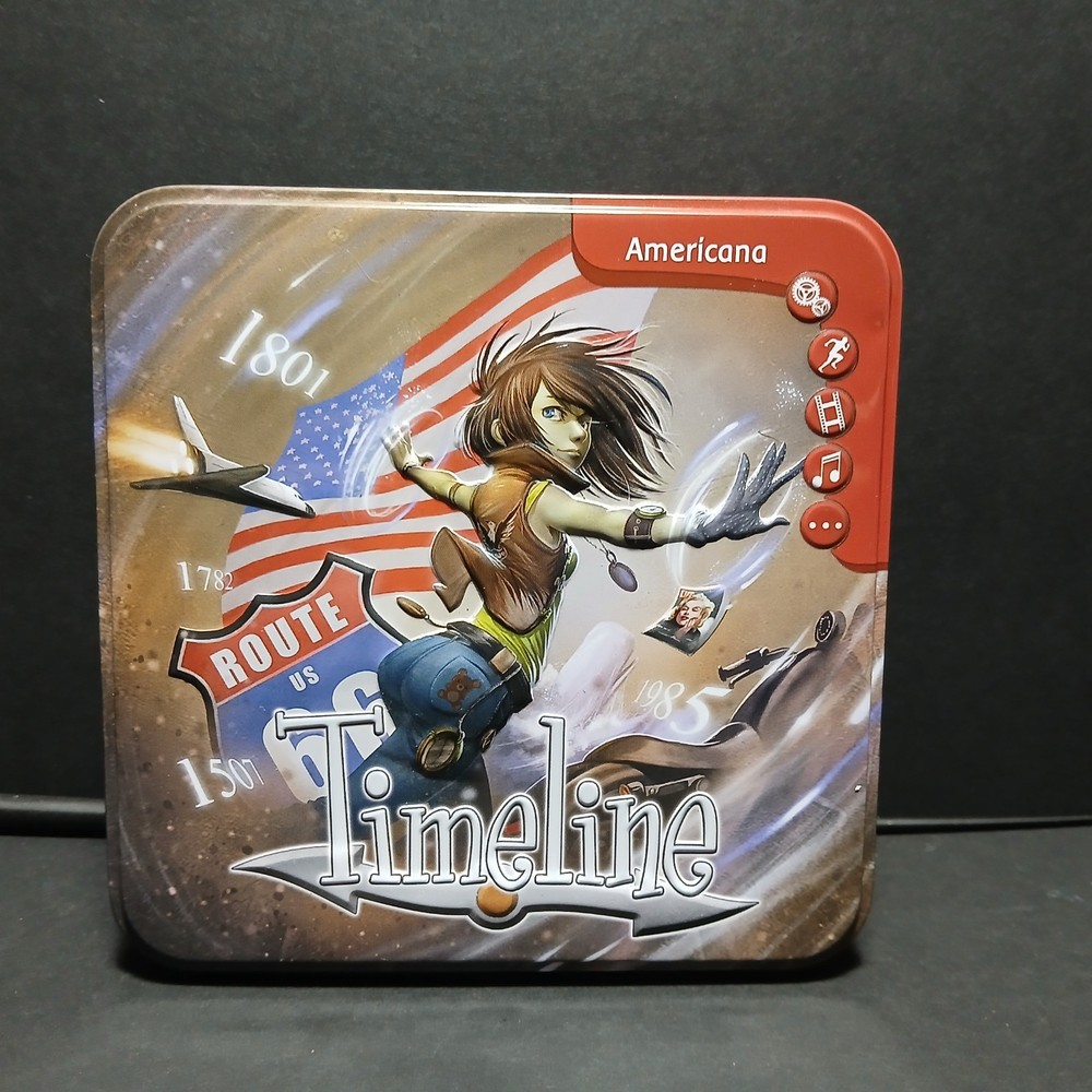 Timeline Americana Asmodee Card Trivia Game