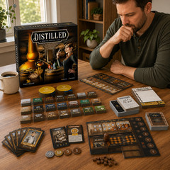 Distilled: A Spirited Strategy Game, Strive for The Title of Master Distiller