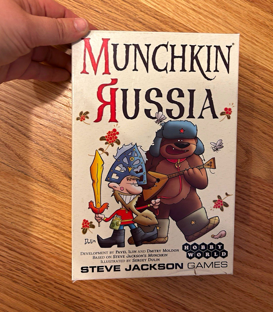 Steve Jackson Games Munchkin Russia Card Game Expansion Pack Ages 14+ 3+ Players
