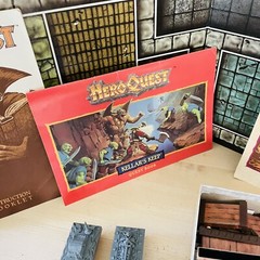 1990 Hero Quest & Kellar’s Keep Quest Pack • Milton-Bradley • Fantasy Board Game