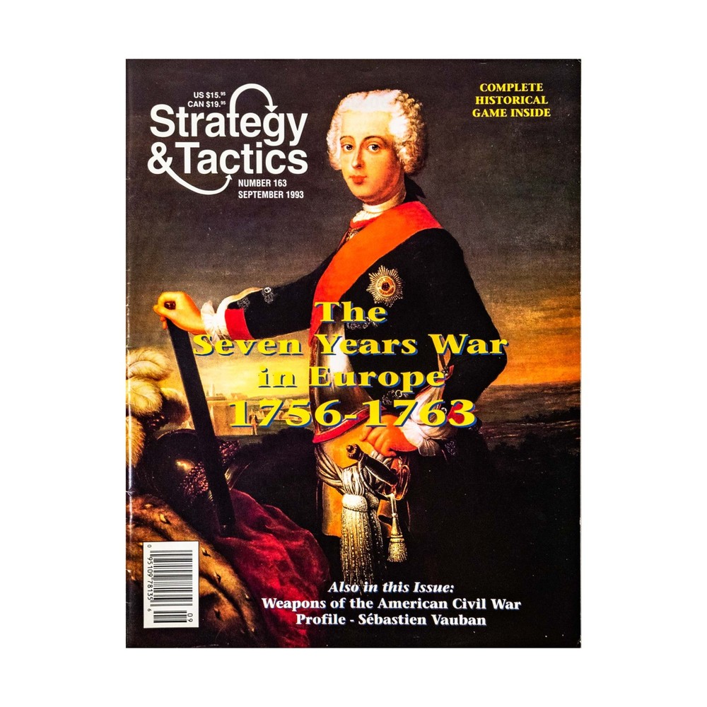 SPI Strategy & Tactics #163 w/The Seven Years War in Europe 1756-17 Mag VG/VG+