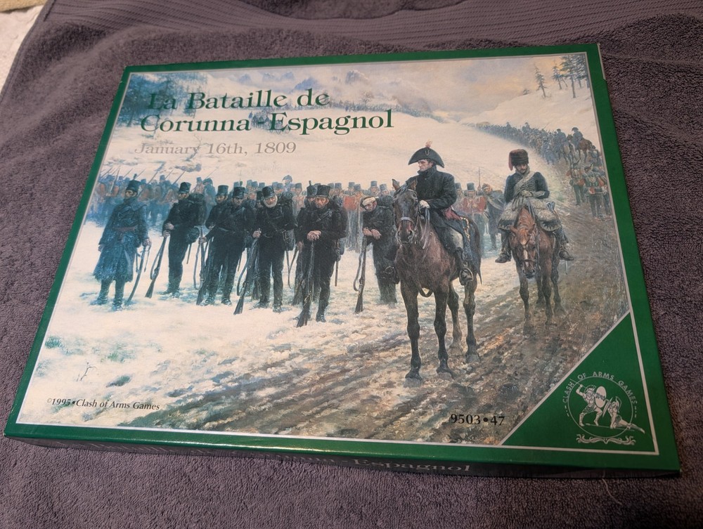 Wargame La Bataille de Corunna-Espagnol Box VG/EX