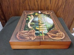 Jumanji the Game Real Wooden Box Edition of the Classic Adventure Board Game