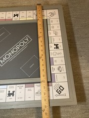 Monopoly Pottery Barn Luxury Edition Board Game Wooden Grey