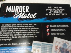GNOMISH HAT HUNT A KILLER GAME MURDER AT THE MOTEL ( complete) ^