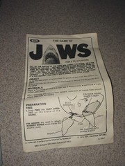 Ideal The Game of Jaws Shark Board Game 1975 All Original box & pieces