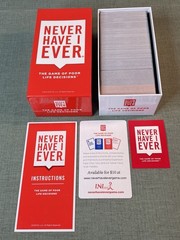 Never Have I Ever The Game of Poor Life Decisions Card Game – Complete