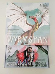 Wyrmspan board game + Dragon Academy expansion by Stonemaier (2024, 2025), NEW!
