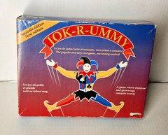 Vintage Jok-R-Ummy Game Jennick 1980s Joker Rummy Card Complete