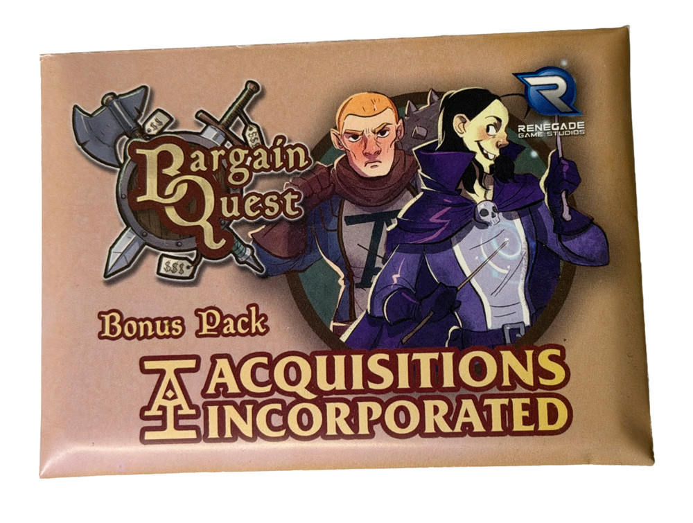 Bargain Quest Acquisitions Incorporated Bonus Pack Expansion SEALED Penny Arcade