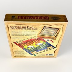 Stratego Nostalgia Edition Wooden Box Board Game Vintage Style Complete MB 2002