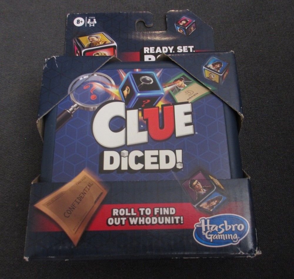 Hasbro Gaming Clue Diced! Game Ages 8+, 3-4 players – NEW dxd