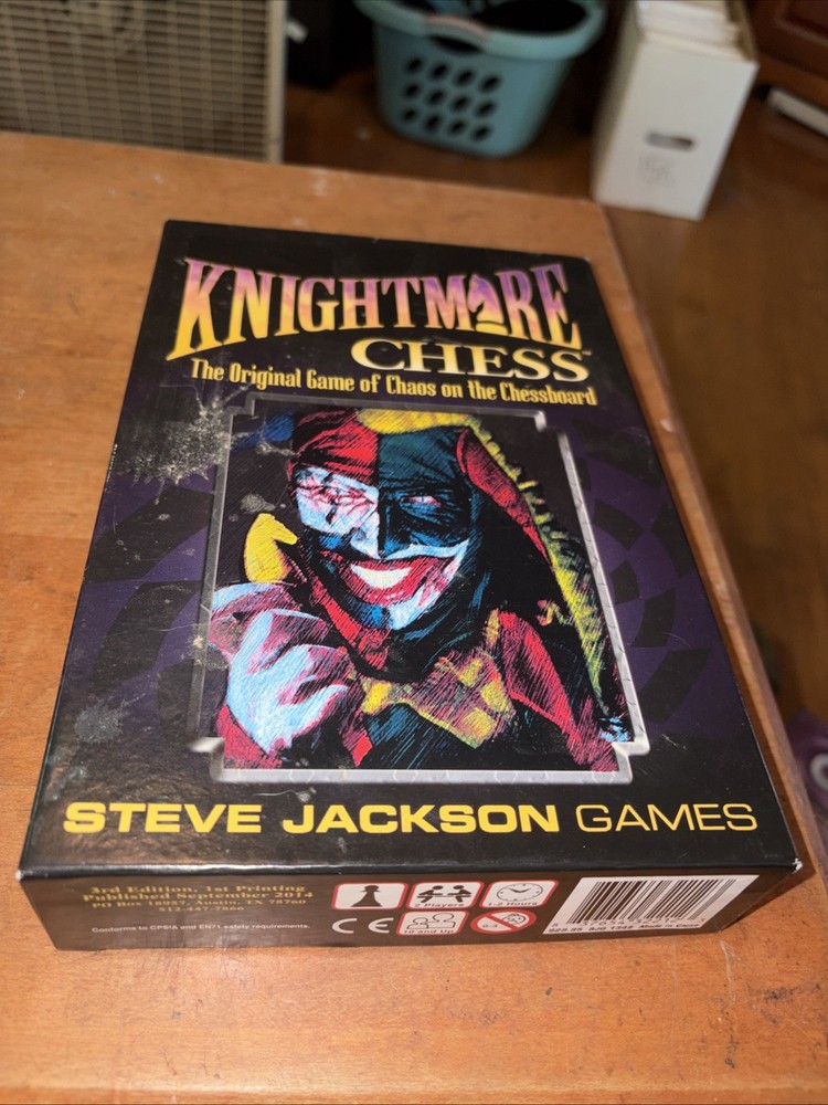NEW NIGHTMARE CHESS TABLE TOP GAMES STEVE JACKSON GAMES