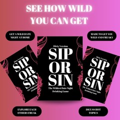 Freaky Couples Game – Sip Or Sin Drinking Game for Date Night & Valentine’s Gift