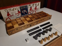 Senet Game Wood Expressions The Favorite Game Of Egyptian Pharaohs Mint Cond