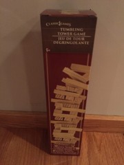 Classic Games Tumbling Tower Game 72pc Wooden Stacking Blocks Factory Sealed NIB