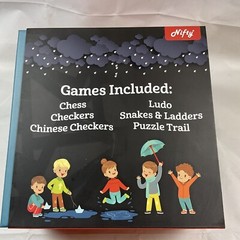 Nifty Indoor Rainy Day Games Kit. 6 Classic Game Set Ages 14 And Up