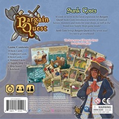 Renegade Game Studios Bargain Quest Sunk Costs Board Game Expansion 2-6 Players