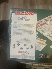 Monopoly Dodgers Collector’s Edition Board Game (2000) Factory Sealed See Pics