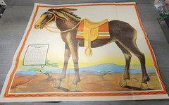 Vintage 1940s Donkey Party Pin The Tail Whitman Pub Complete